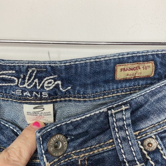 Silver Jeans Frances 18” bootcut Jeans Size 27 - Picture 4 of 8